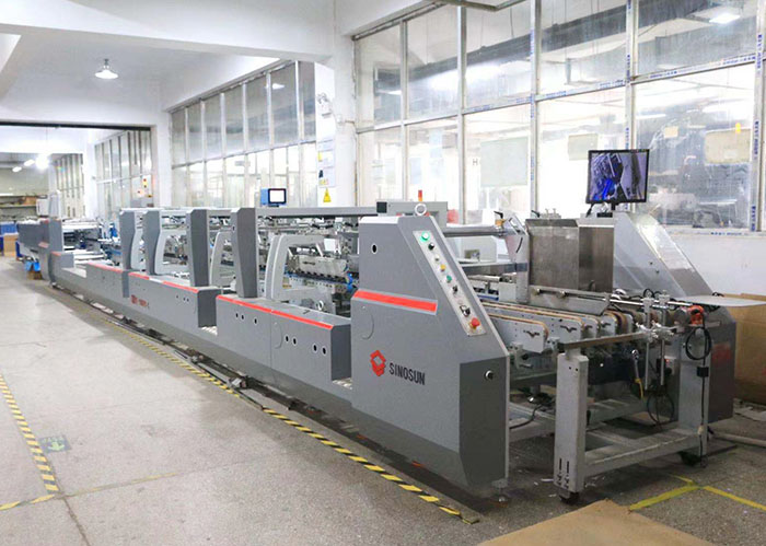 粵龍 YL-1100PC-B 高速自動多功能爬坡糊盒機